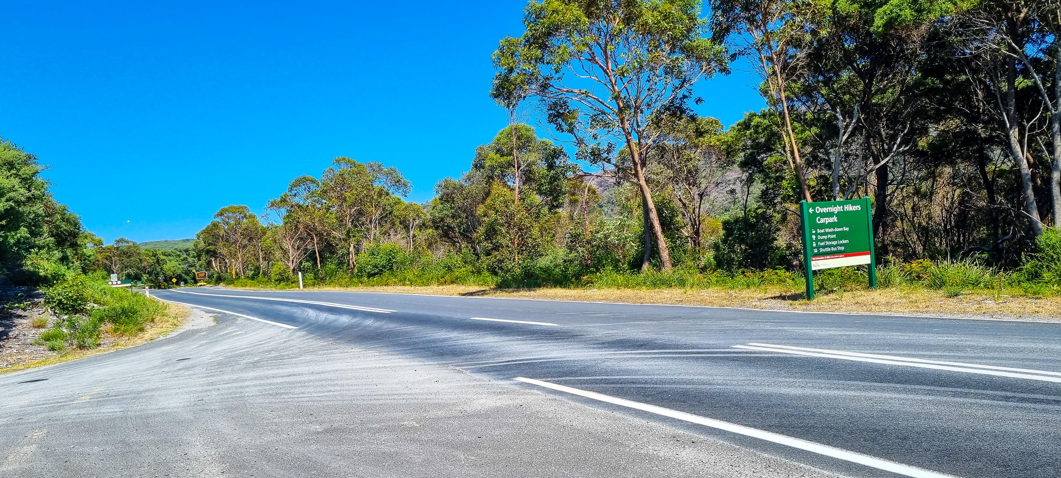 Overnight hikers car park
